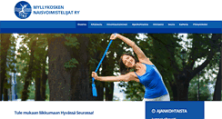 Desktop Screenshot of myllykoskennaisvoimistelijat.com
